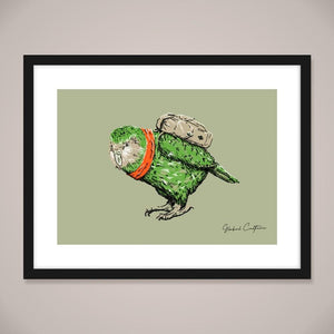 
                  
                    Kakapo Wall Art
                  
                